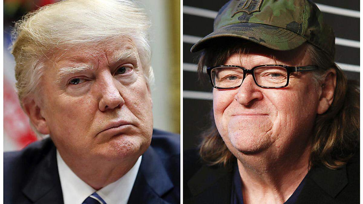 Donald Trump und Michael Moore