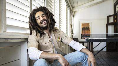 Kingsley Ben-Adir als Bob Marley in „Bob Marley: One Love.“ 