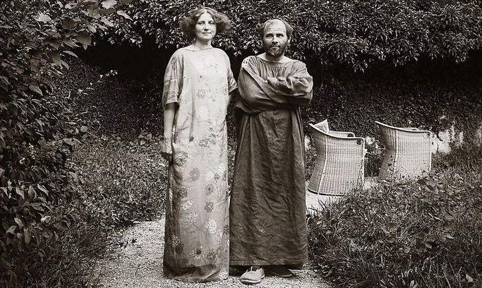 Emilie Flöge und Gustav Klimt am Attersee