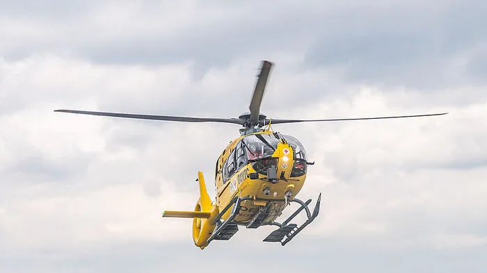 Das Kind wurde vom Notarzthubschrauber in die Kinderklinik des LKH Graz gebracht
