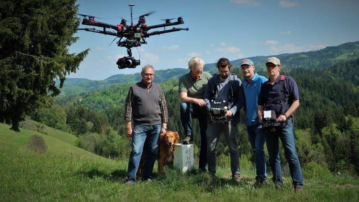 Das Filmteam rund um Gernot Lercher