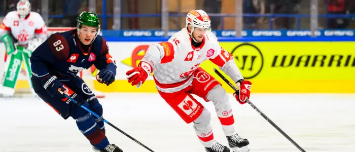 Simeon Schwinger und der KAC mussten sich den Eisbären Berlin geschlagen geben