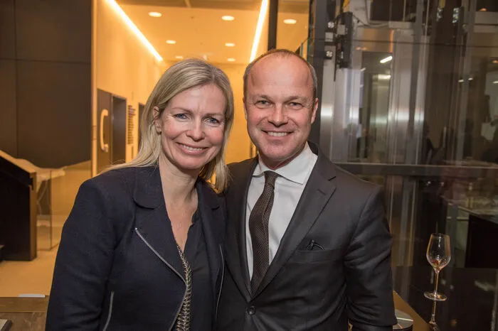 Styria-Vorstand Markus Mair begrüßte auch ORF-Moderatorin Claudia Reiterer, eine der Nominierten (Entertainment).