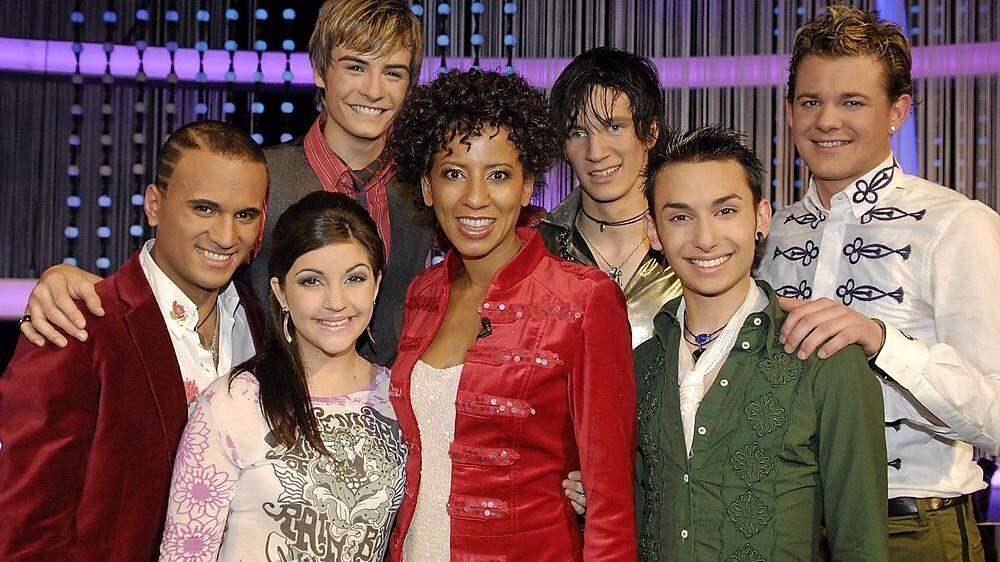 Arabella in der dritten Staffel 2007 mit Eric, Nadine, Martin, Mario, Tom und Gernot