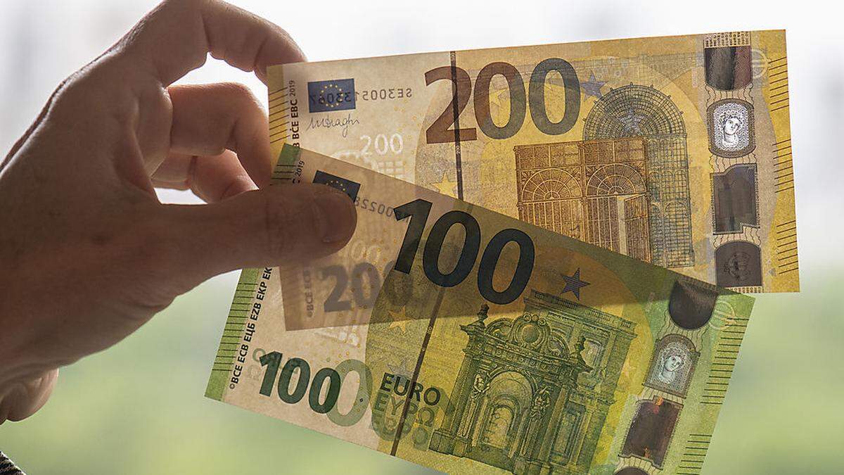 Neue 100- und 200-Euro-Scheine