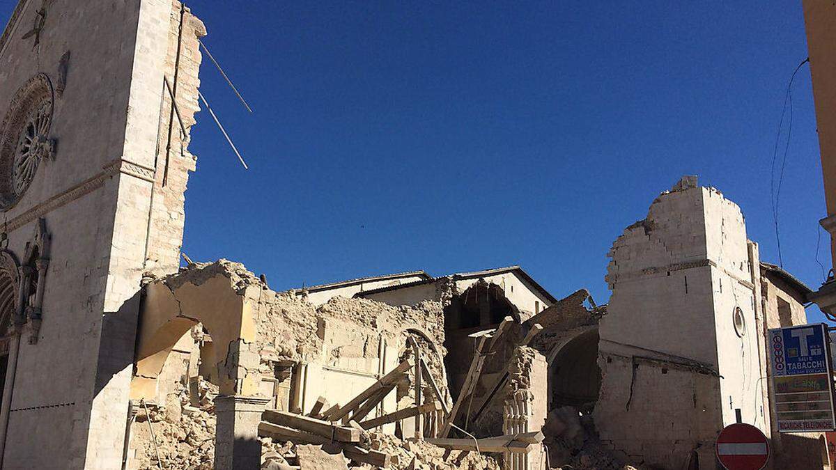 Am schwesten betroffen - die Stadt Norcia