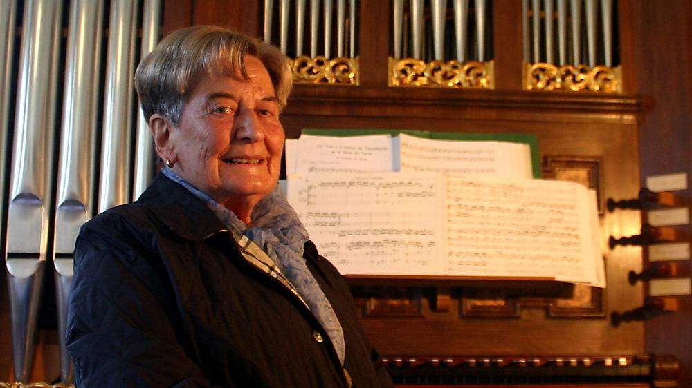 Ungebrochene Faszination: „Die Orgel war mein Leben und ist es bis heute geblieben“, sagt Anni Dabernig