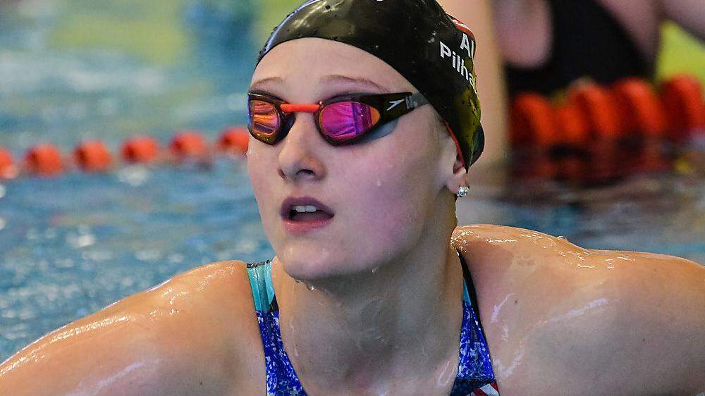 Caroline Pilhatsch ist die beste steirische Schwimmerin - und zittert um ihren Trainer Dirk Lange