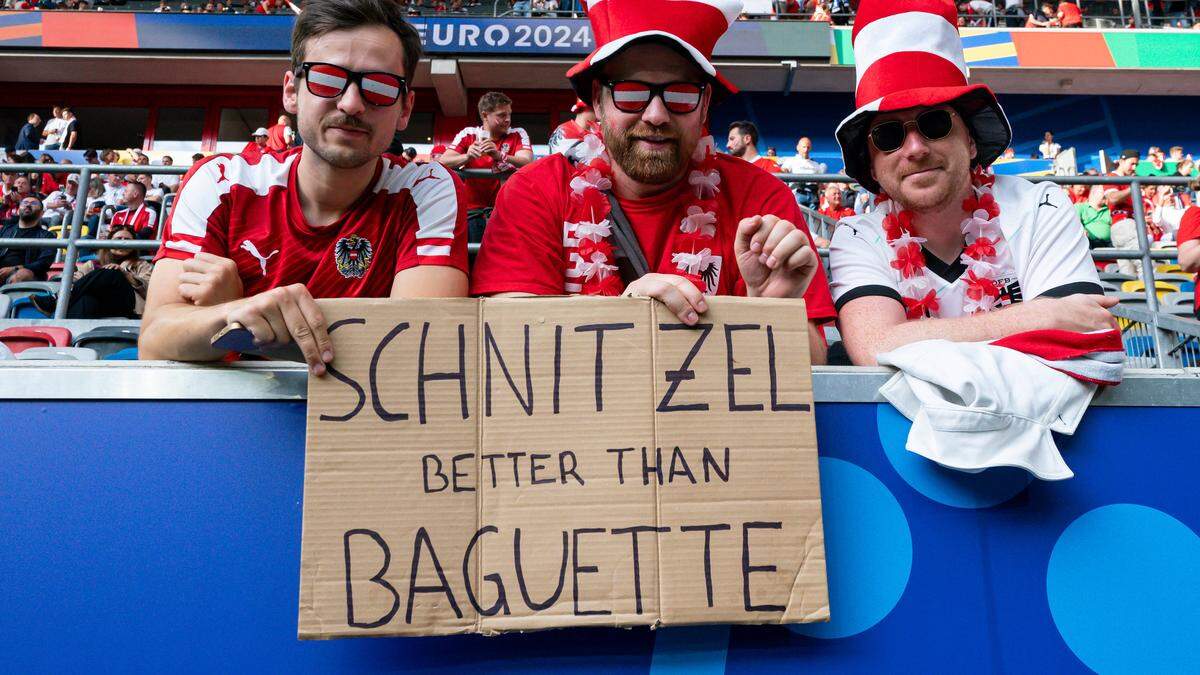 „Schnitzel ist besser als Baguette“- auch die Österreich-Fans sind in das Essensduell eingestiegen
