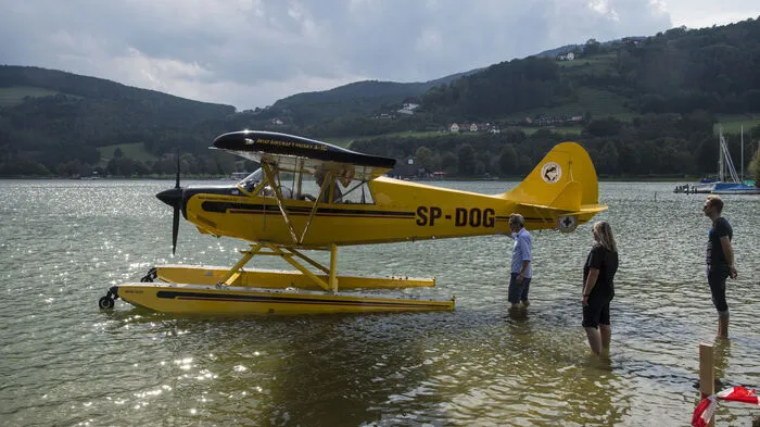 Auf dem Stubenbergsee findet vom 7. bis 9. September wieder das Seapane-Meeting mit Buschpilot Christoph Barszczewski statt