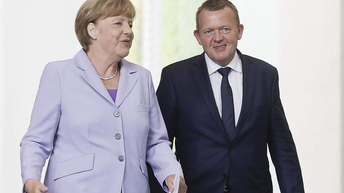 Merkel und Rasmussen