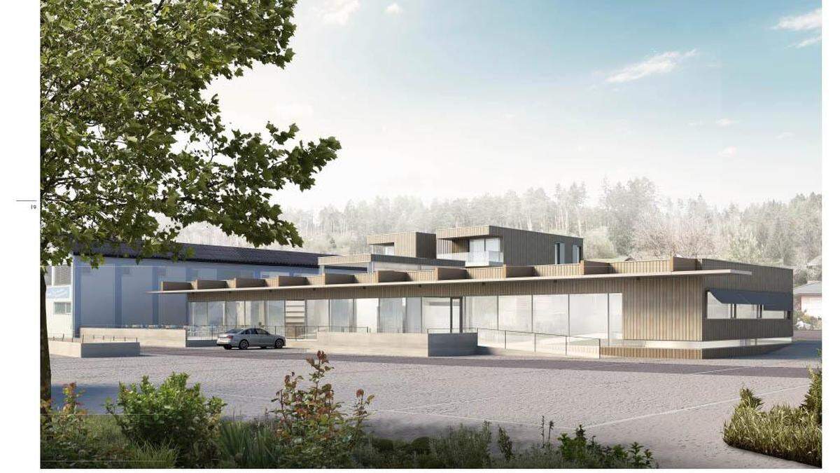 So soll das Gemeinde- und Generationenzentrum Köttmannsdorf nach seiner Fertigstellung aussehen