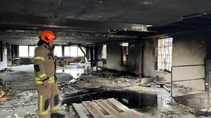 Im April wütete ein Feuer bei der Grazer Rösselmühle