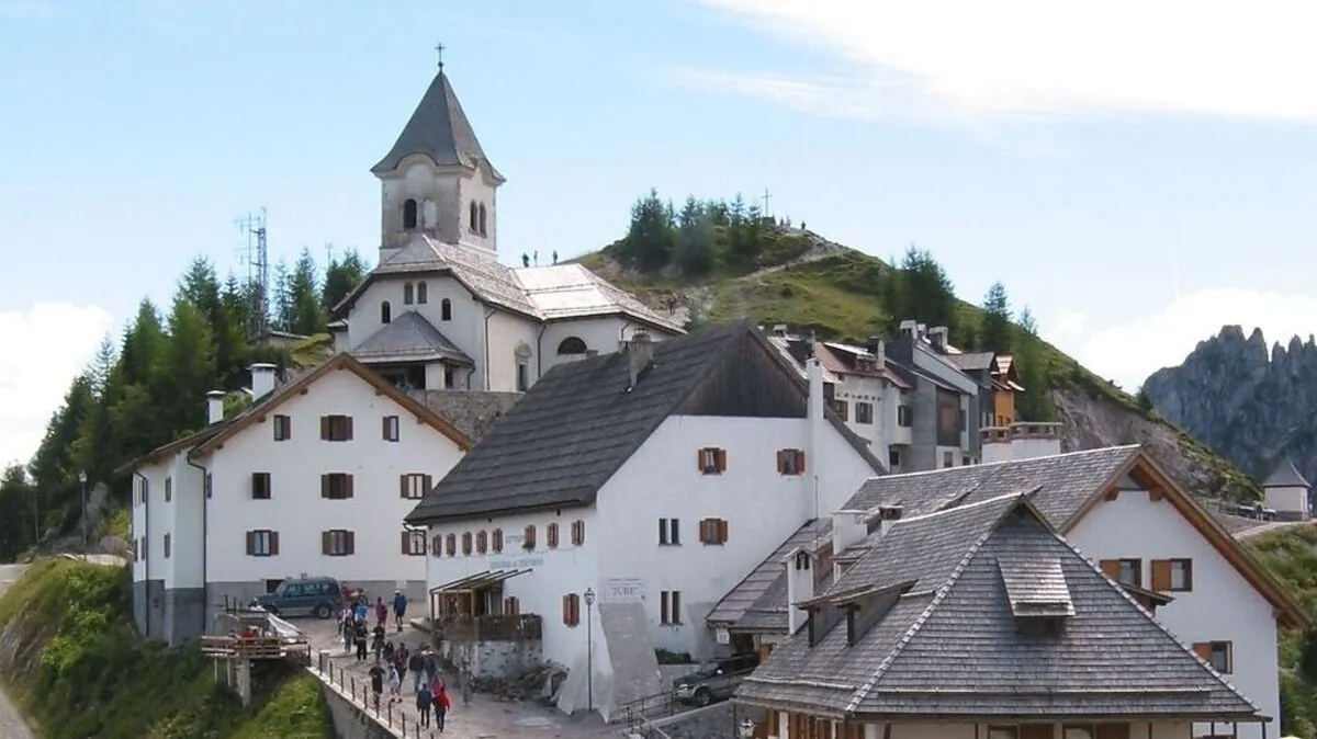 Der Wallfahrtsort auf dem Monte Lussari