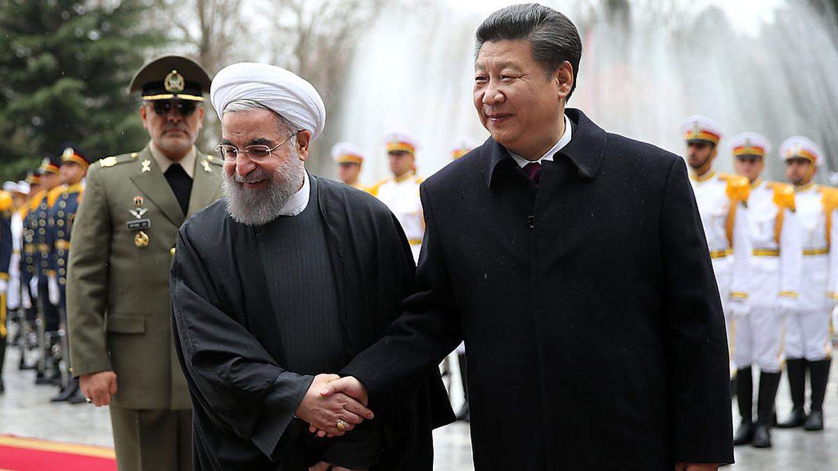 Xi Jinping, Hassan Rouhani