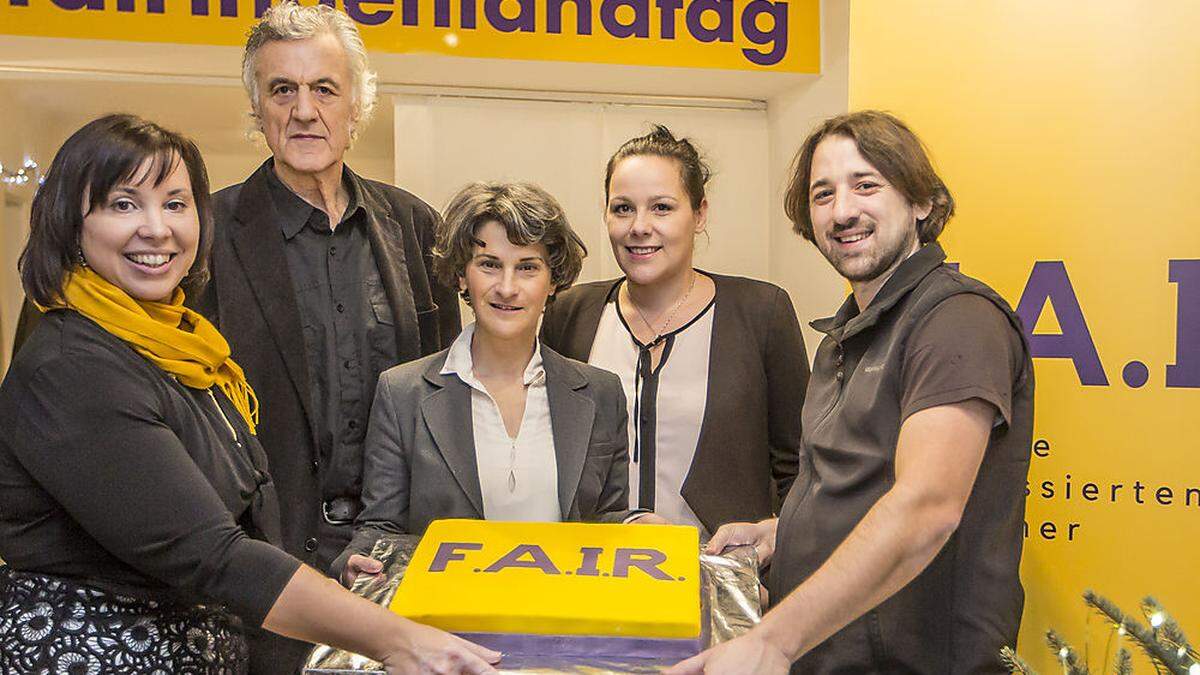 Die Proponenten der neuen Liste FAIR: Mitsche Dekan, Ruppert, Seebacher und Winter-Holzinger.