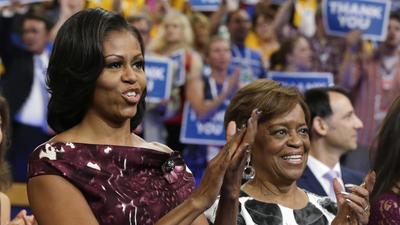 Michelle Obama und ihre Mutter Marian Robinson 