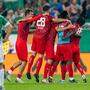 Der FC Vaduz bejubelte gegen Rapid den Einzug in die Conference-League-Gruppenphase.