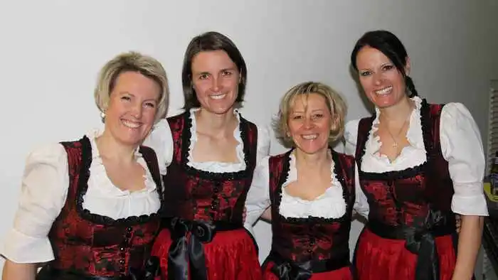 Der Frauenviergesang "De Cater" aus Südtirol erfreute die Ohren der Zuhörenden.