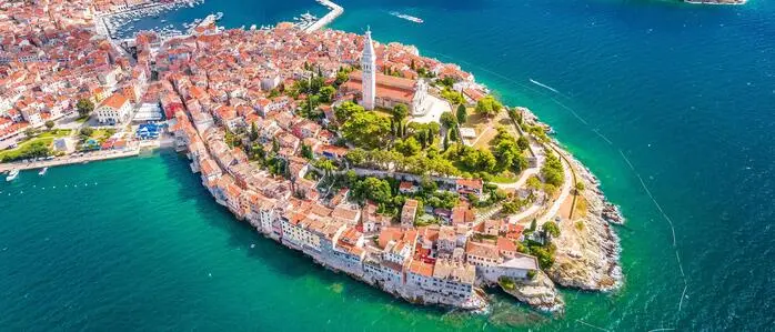 Rovinj von oben | Kroatiens Tourismus wächst weiter
