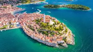 Rovinj von oben | Kroatiens Tourismus wächst weiter