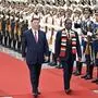 Chinas Präsident Xi Jinping empfängt den Präsidenten von Simbabwe Emmerson Mnangagwa in Peking