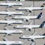 Viele Lufthansa-Flieger müssen vorerst am Boden bleiben