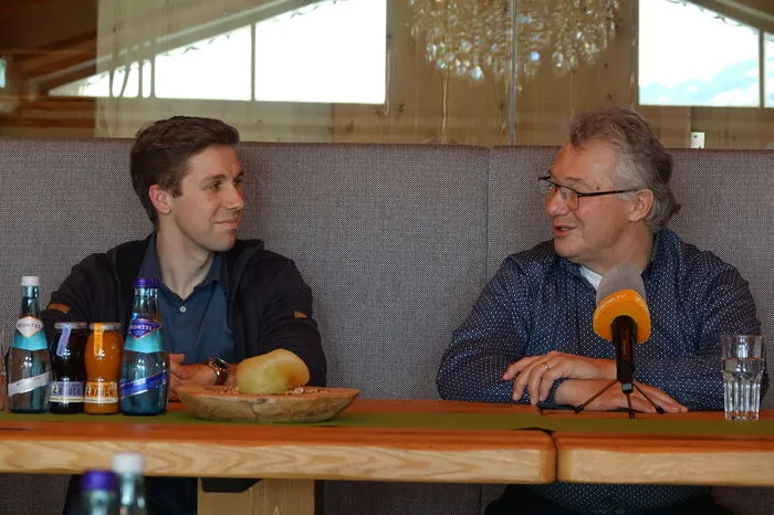 Sašo Avsenik und Ernst Hutter in bestem Einvernehmen