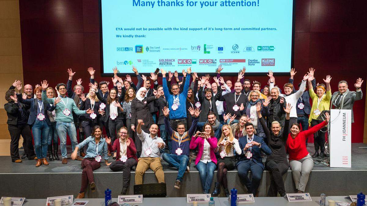 Die Teilnehmer des European Youth Award 2017