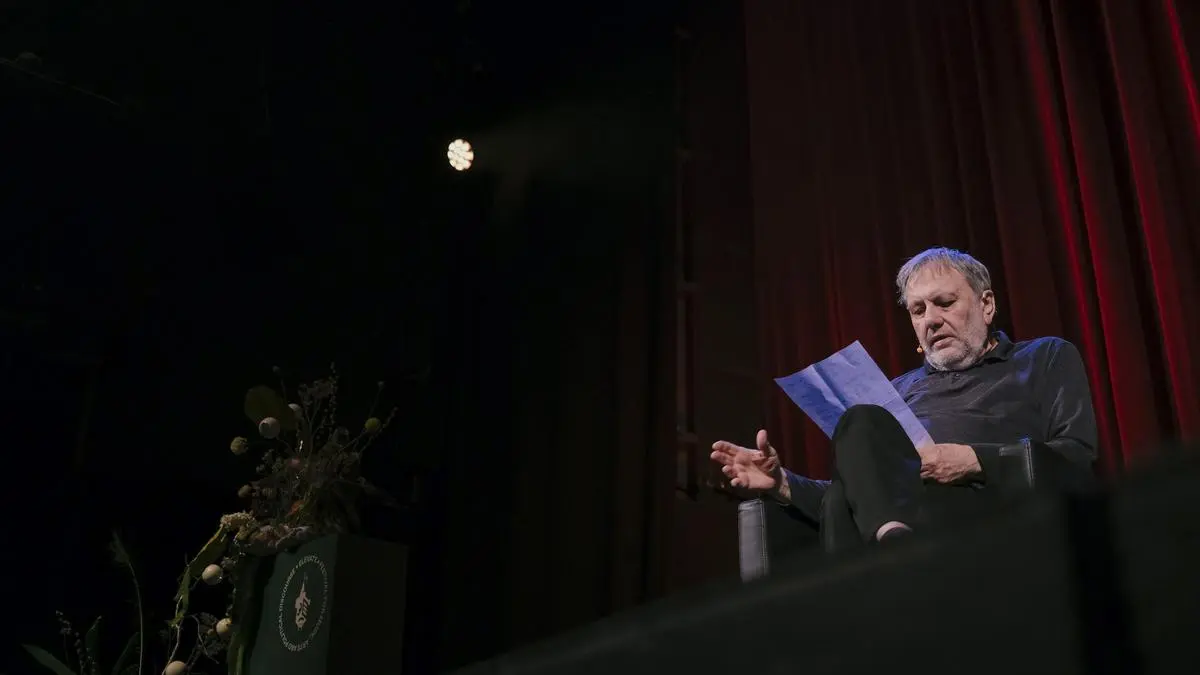 Der slowenische Star-Philosoph Slavoj Žižek 