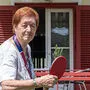 Helene Schwarz (83) ist die wahre Tischtennis-Kaiserin der Ragnitz.