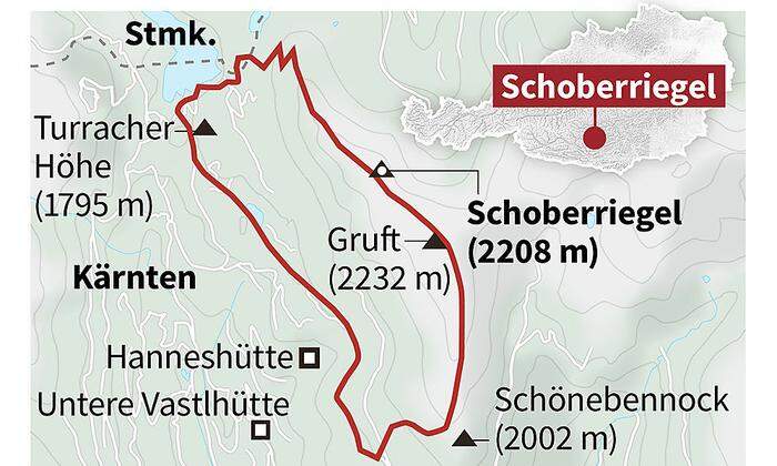 Die Tour auf den Schoberriegel