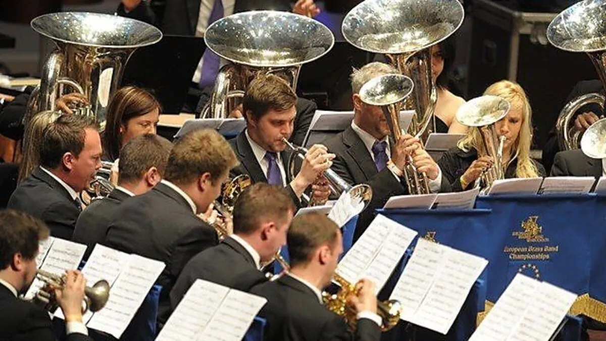 Die Austrian Brass Band der Kunstuniversität Graz