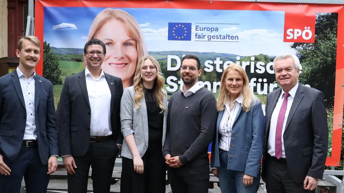 Florian Seifter, Ahmed Farid, Carina Mayerhofer-Leitner, Doninik Szecsi, Elisabeth Grossmann und Anton Lang