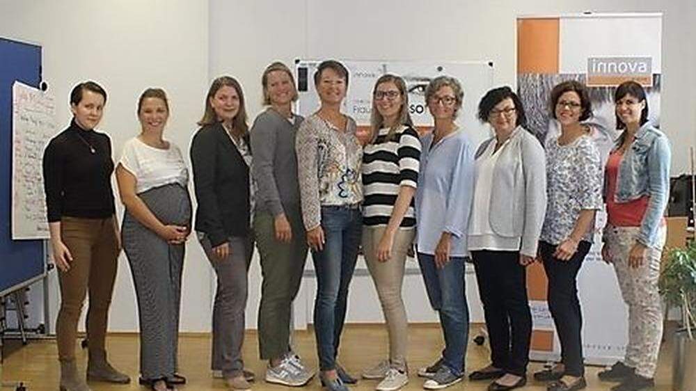 Bei Innova in Feldbach absolvierten zehn Frauen aus der Region den Lehrgang „Frauen - Teilhabe - Zukunft“