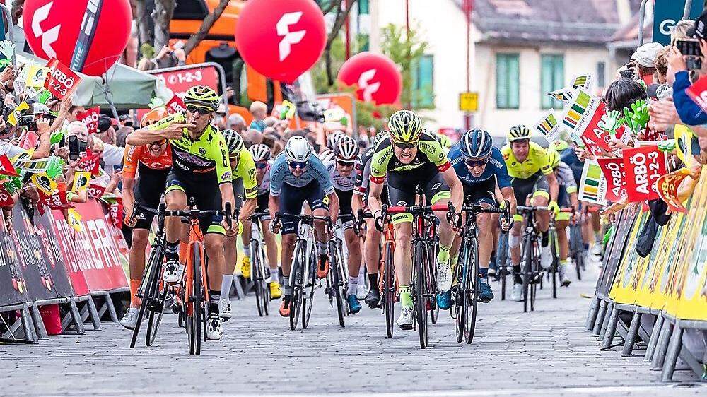 Giovanni Visconti gewinnt die 3. Etappe der Österreich-Radrundfahrt