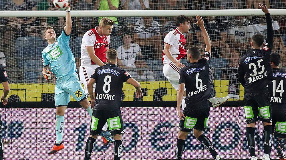 Ajax war eine Nummer zu groß - jetzt misst sich der SK Sturm mit Larnaka