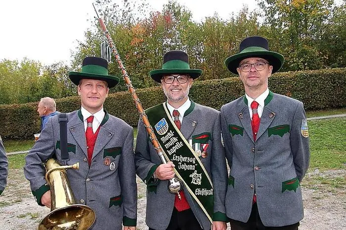 Aus dem Bezirk Voitsberg nahm die Marktmusikkapelle Erzherzog Johann Edelschrott mit Obmann Florian Pöschl, Kapellmeister Andreas Angerer und Stabführer Hans-Peter Hojas teil. 