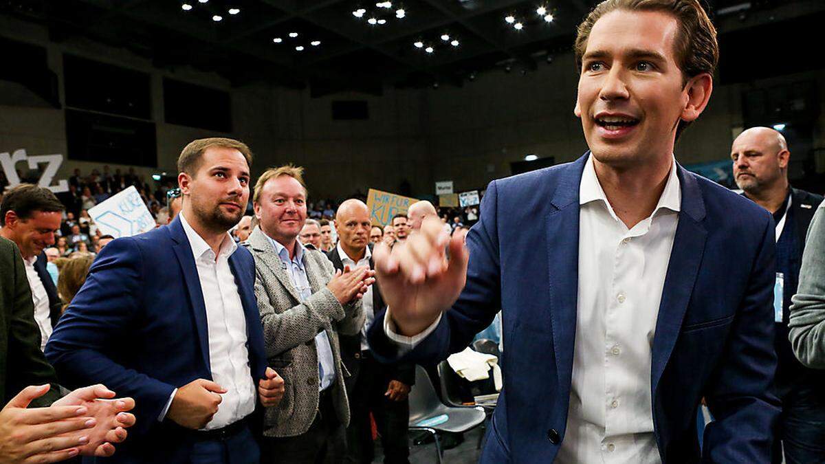 Wahlkampfstart: Kurz in Graz