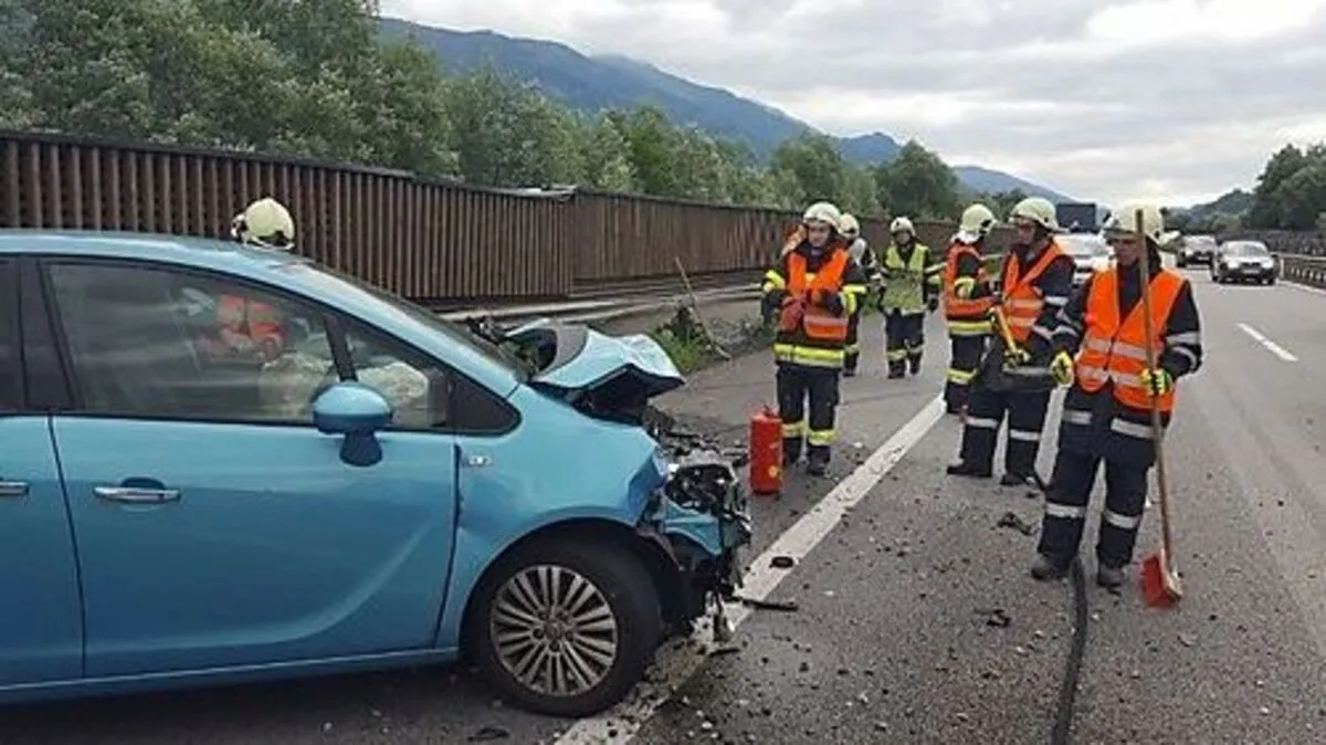 Unfall auf der A9