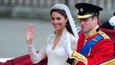 Prinz William und Kate heirateten am 29. April 2011 in der Westminster Abbey in London 