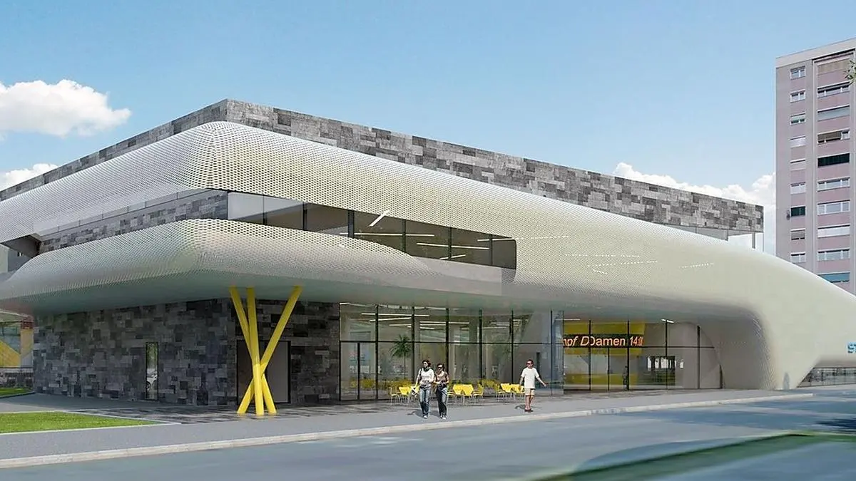 So hat man sich 2010 das "Stadt.Sport.Bad" neben der Klagenfurter Messe vorgestellt