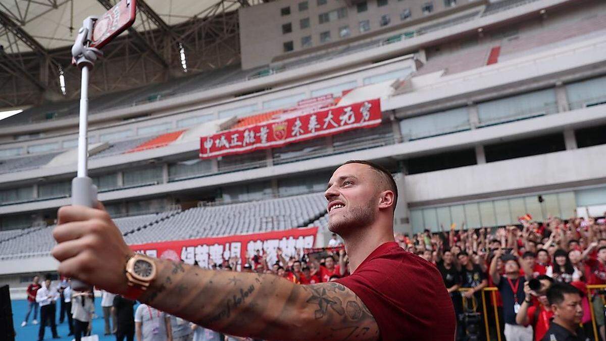 Marko Arnautovic ist in Schanghai angekommen