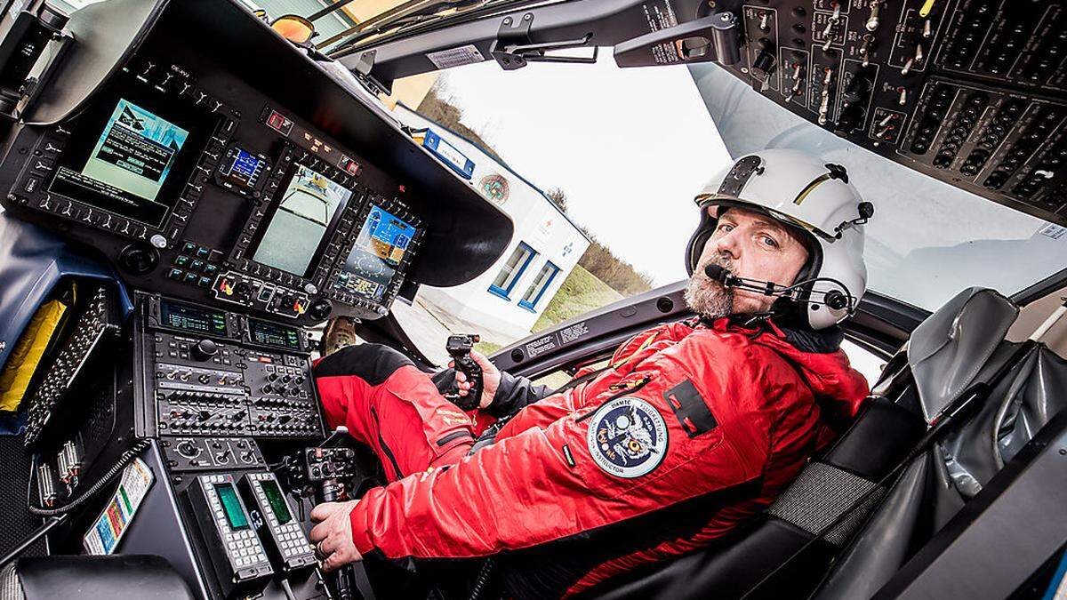 Captain Markus Seidl: Der gebürtige Linzer, der in Althofen lebt, ist Pilot mit Leib und Seele 