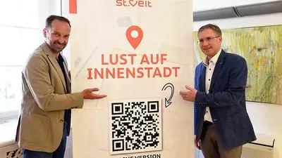 Marktreferent Rudi Egger und Bürgermeister Martin Kulmer