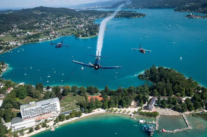 Und natürlich auch der Wörthersee...