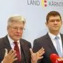 Landeshauptmann Peter Kaiser und Landesrat Martin Gruber