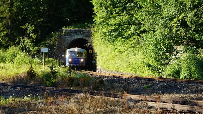 Um 18.30 Uhr machte sich der Sonderzug von Vordernberg auf den Weg zum Bahnhof Erzberg.