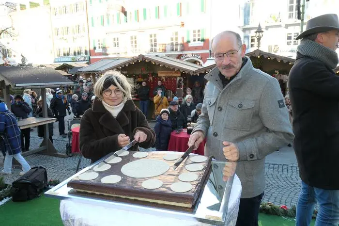 Der Lienzer Lebzelt wurde angeschnitten