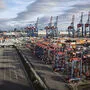Der Hafen in Hamburg